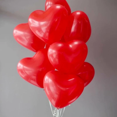 Набор из латексных шаров Сердца
