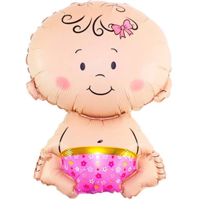 Фольгированный шарик "Малыш девочка"
