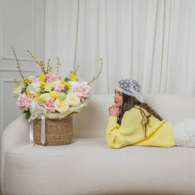 Большая сборная весенняя корзина