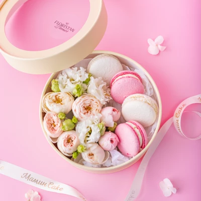 Макарунс+цветы